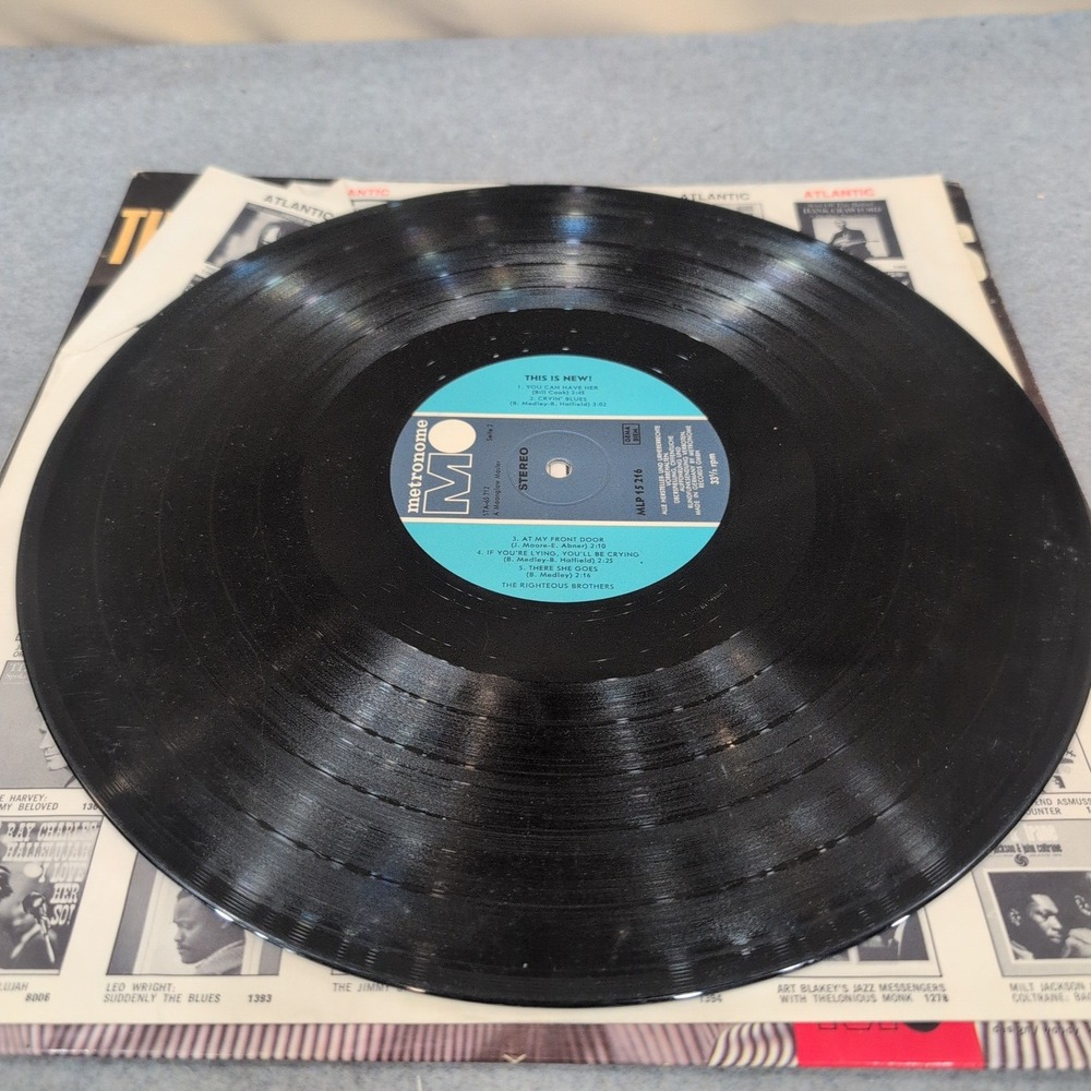 Righteous Brothers This Is New! Vinyl LP Metronome MLP 15 216 Stereo Germany VG - Picture 4 of 5